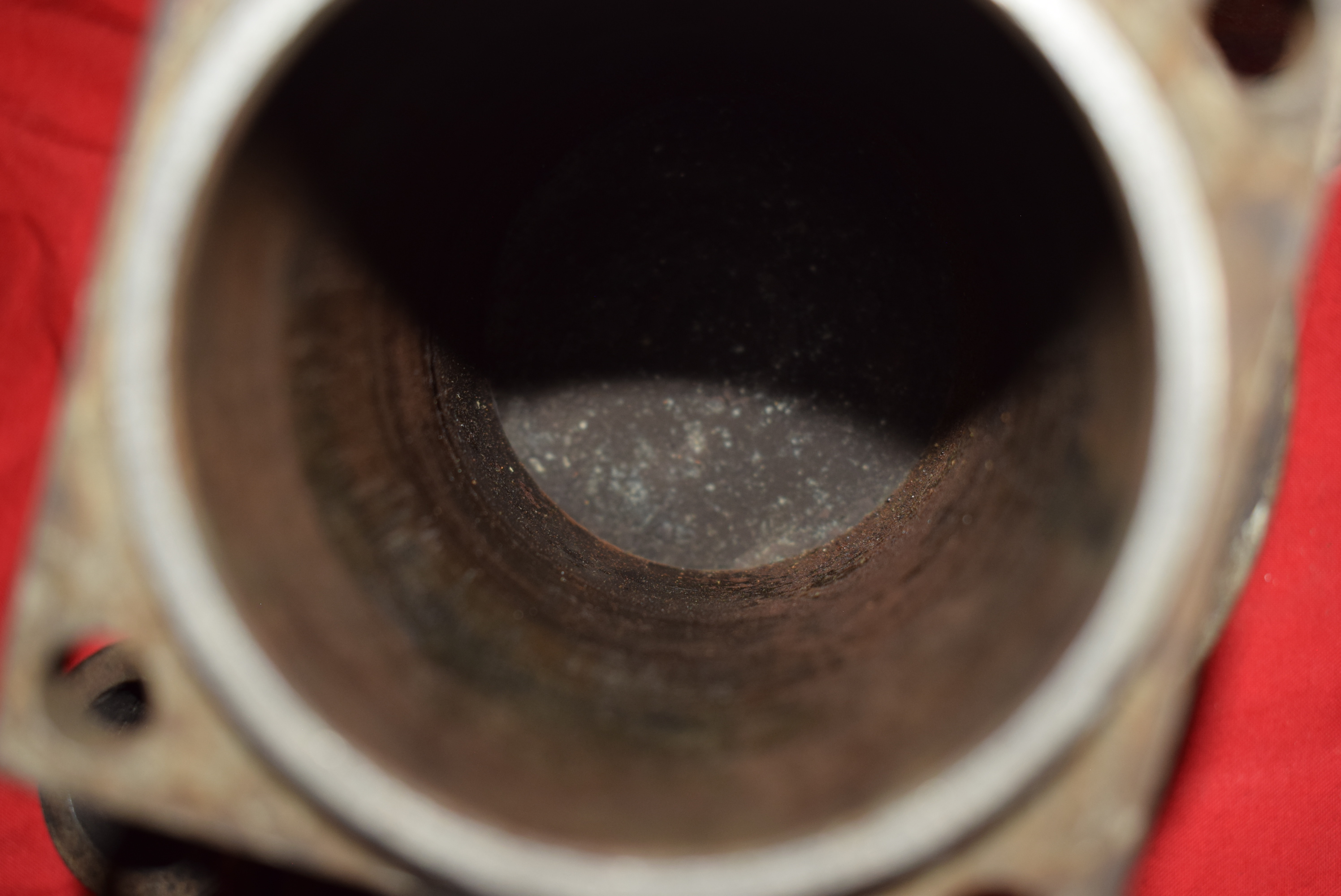 Cylinder Front with piston Excelsior 1911-12 twin