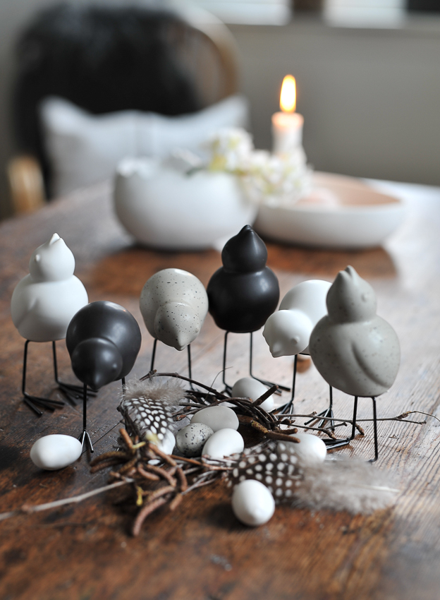 Fåglar - Swedish Birds - Vit - Keramik - 2-pack - 6