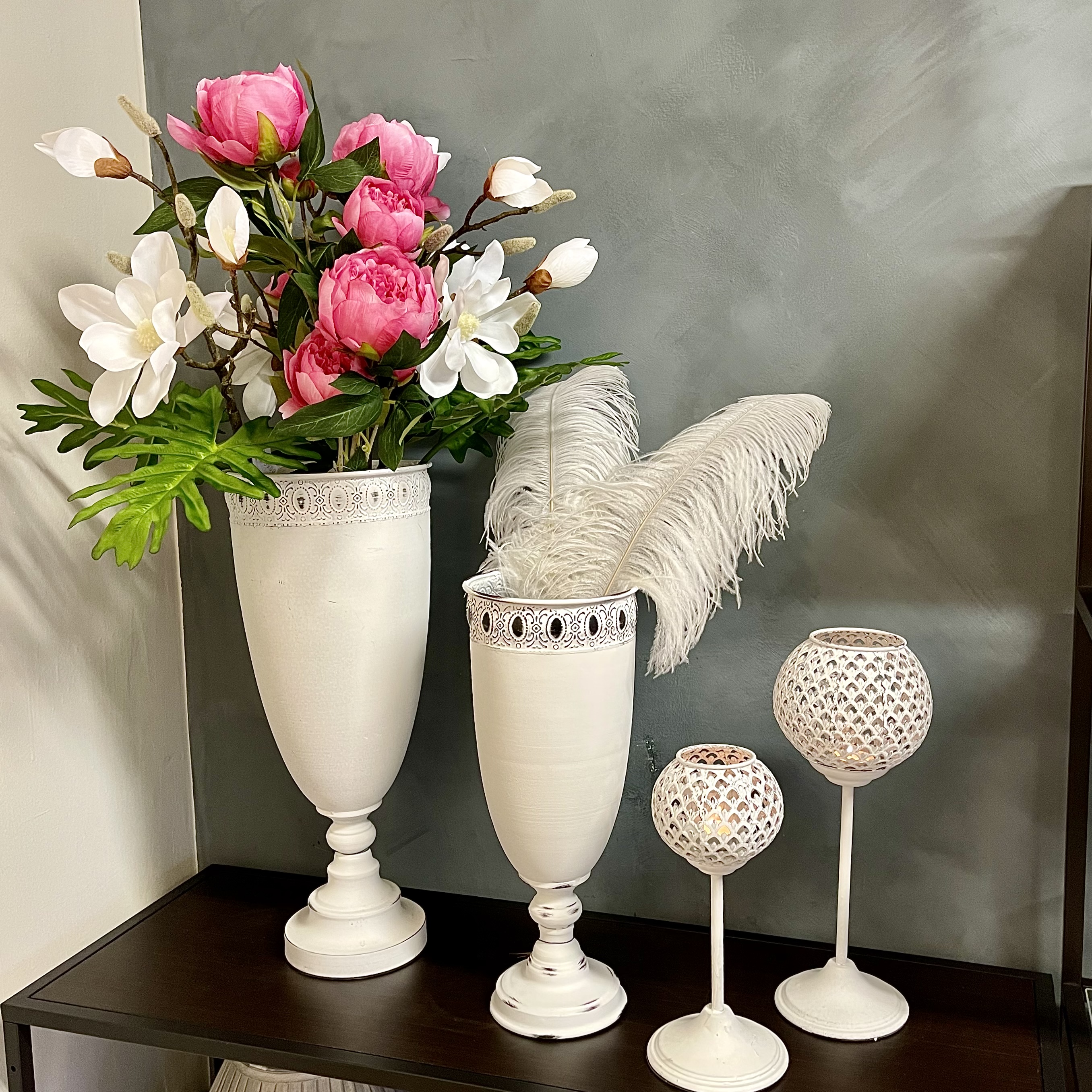 Pokal Siri Vit 17 x 41 cm – A Lot Decoration