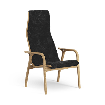 Fårskinn för Laminofåtölj i Svart
