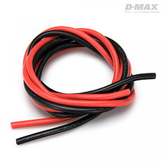 D-max b9236 Wire Red & Black 12AWG D2.8/4.6mm x 1m