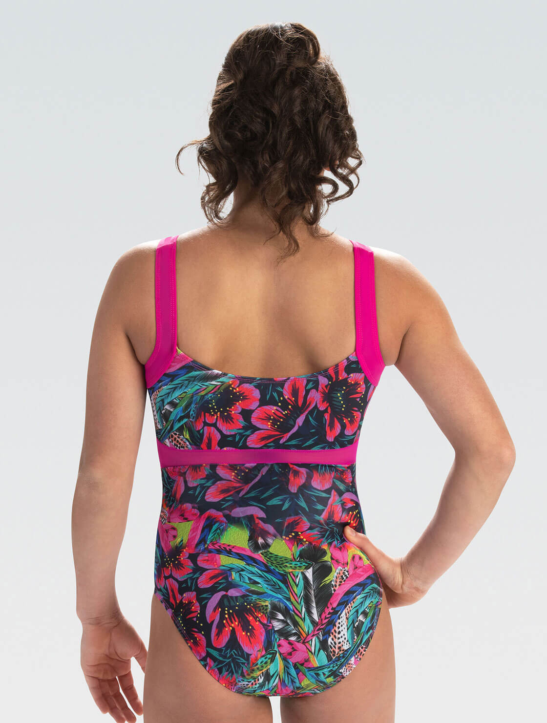 Boho Botanical Workout Leotard - 2