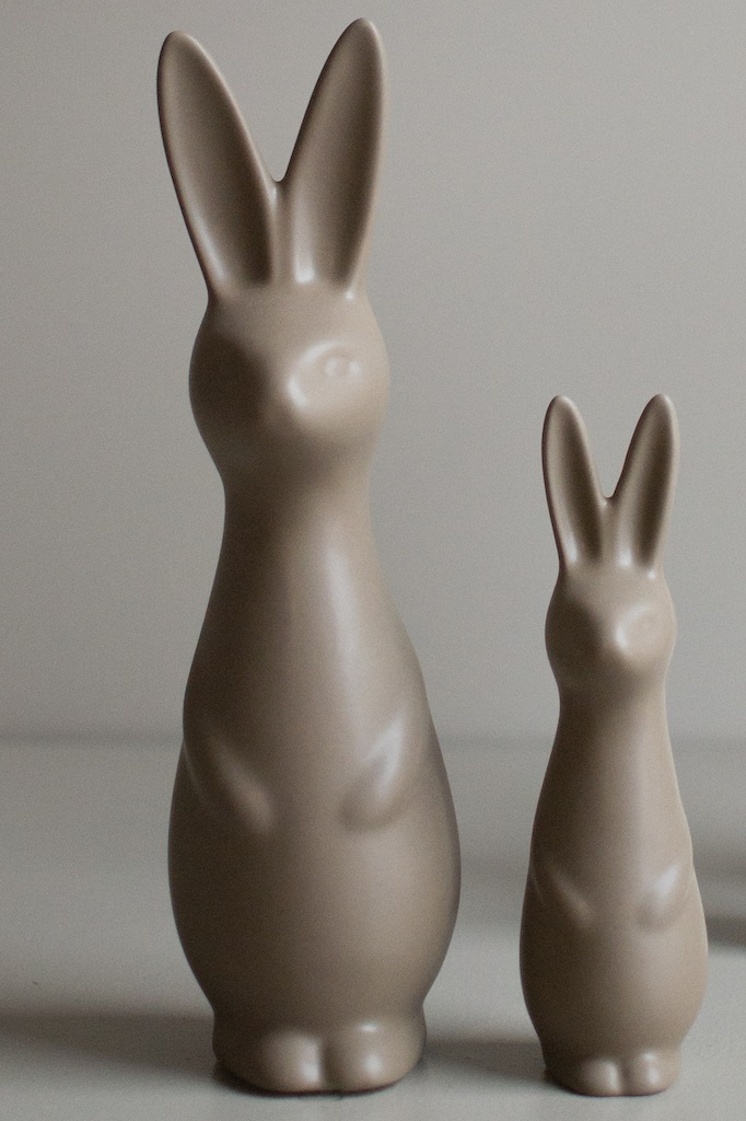 Swedish Rabbit - Påskhare - Kanin - Hare - Keramik - Dust - Stor - 3