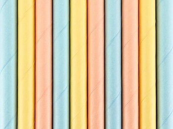 Sugrör | 10-pack | Pastell mix - 1