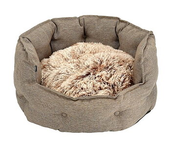 Dogman Hundbädd Classy Memory Foam Beige,  flera storlekar 