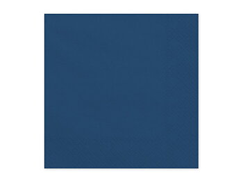 Mörkblå servetter 33 x 33 cm 20-pack