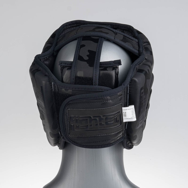 Fighters Inc Headguard Sparring Pro Black Camo - 3