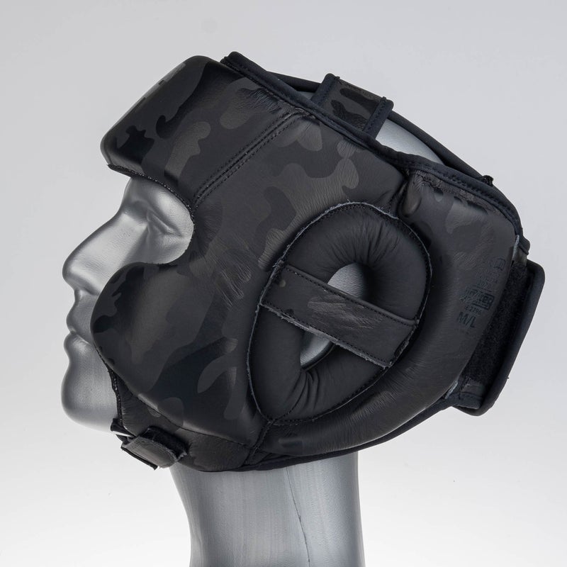 Fighters Inc Headguard Sparring Pro Black Camo - 2