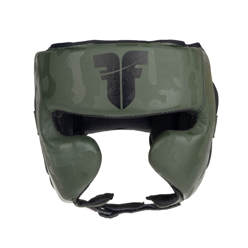 Fighters Inc Headguard Sparring Pro Khaki Camo