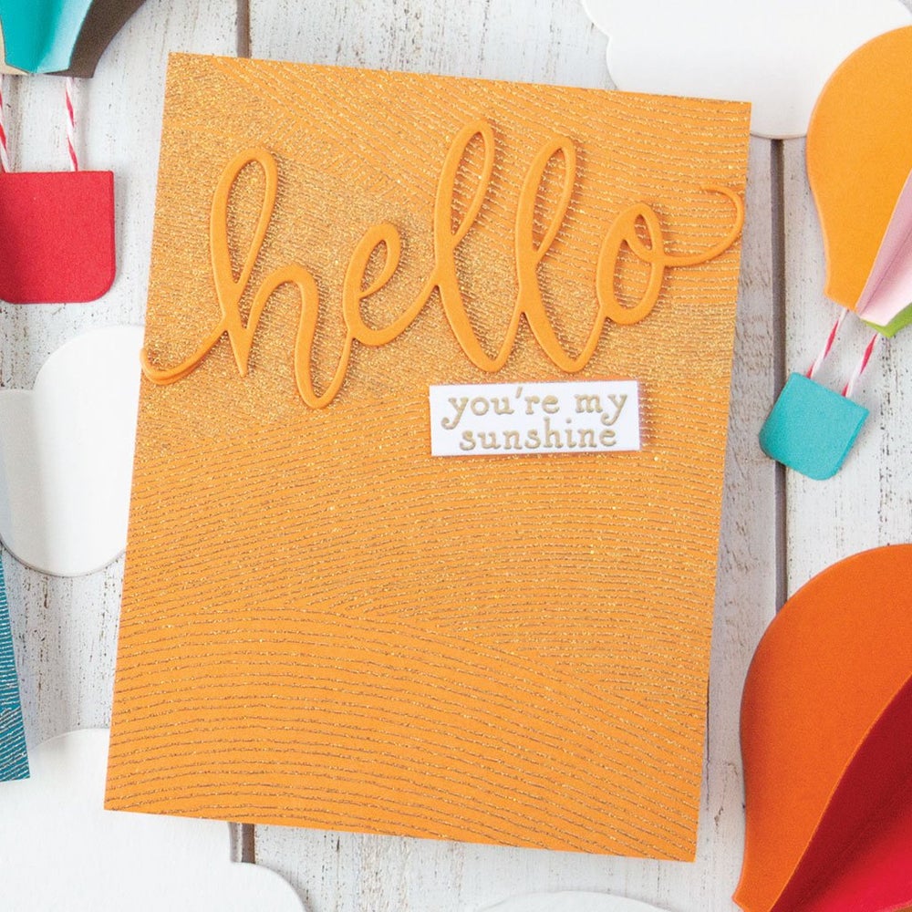 Hero Arts Background Stamp Ocean Waves Pyssloteket