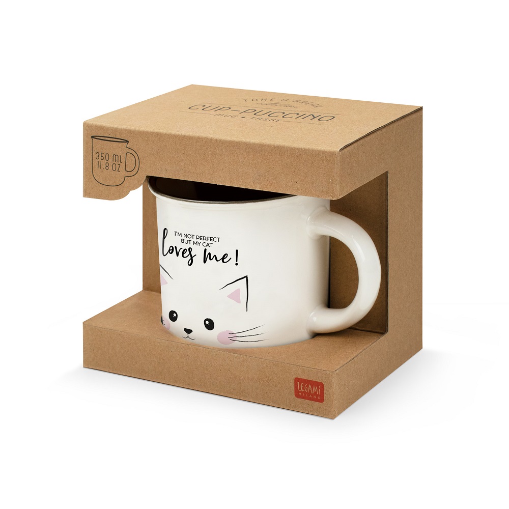 Kop, I'm not perfect but my cat loves me, Cup-puccino - 2