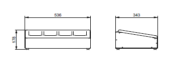 Cutlery container - OMNIA - 2