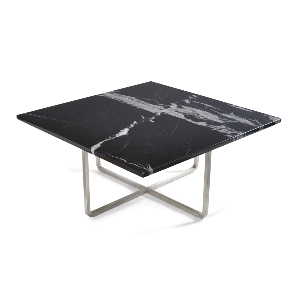 Marmor soffbord  80*80 - grå, vit, svart & grön mamor - 4