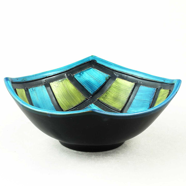 ケル・ブロムベリ  Kretaシリーズ  ターコイズボウル Bowl (15cm) 1960年代