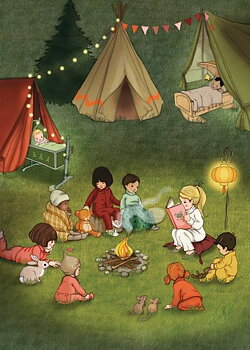 Belle & Boo : Campfire Stories - vykort