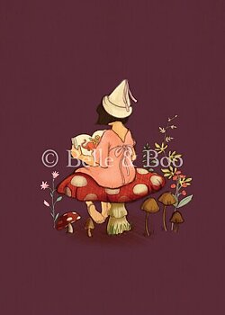 Belle & Boo : Toadstool Tales - vykort