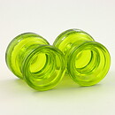 Tamara Aladin (Carmen 1963) Two Green Segmented Candleholders 7 cm