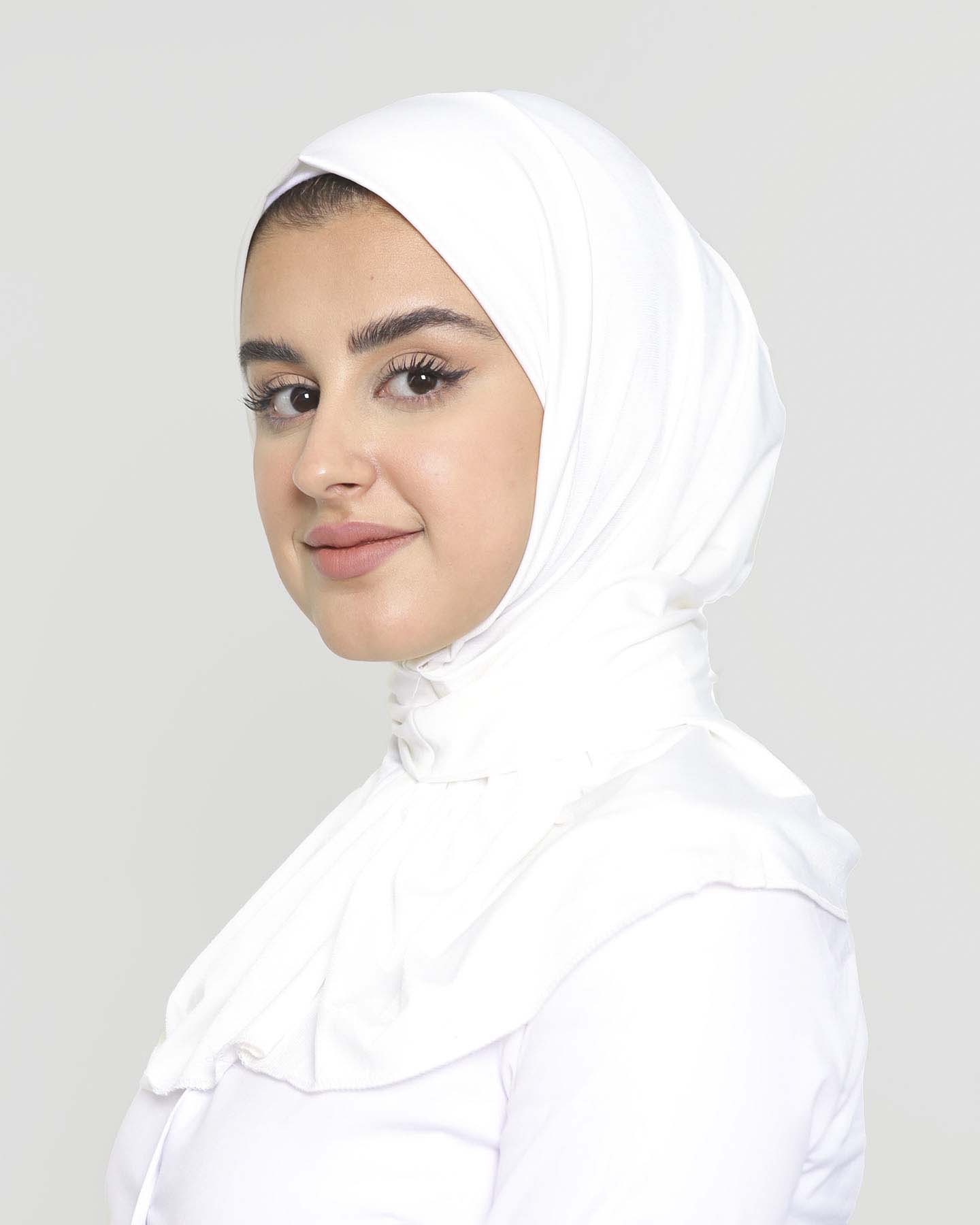 Al Amira Instant Hijab - Whtie - 2