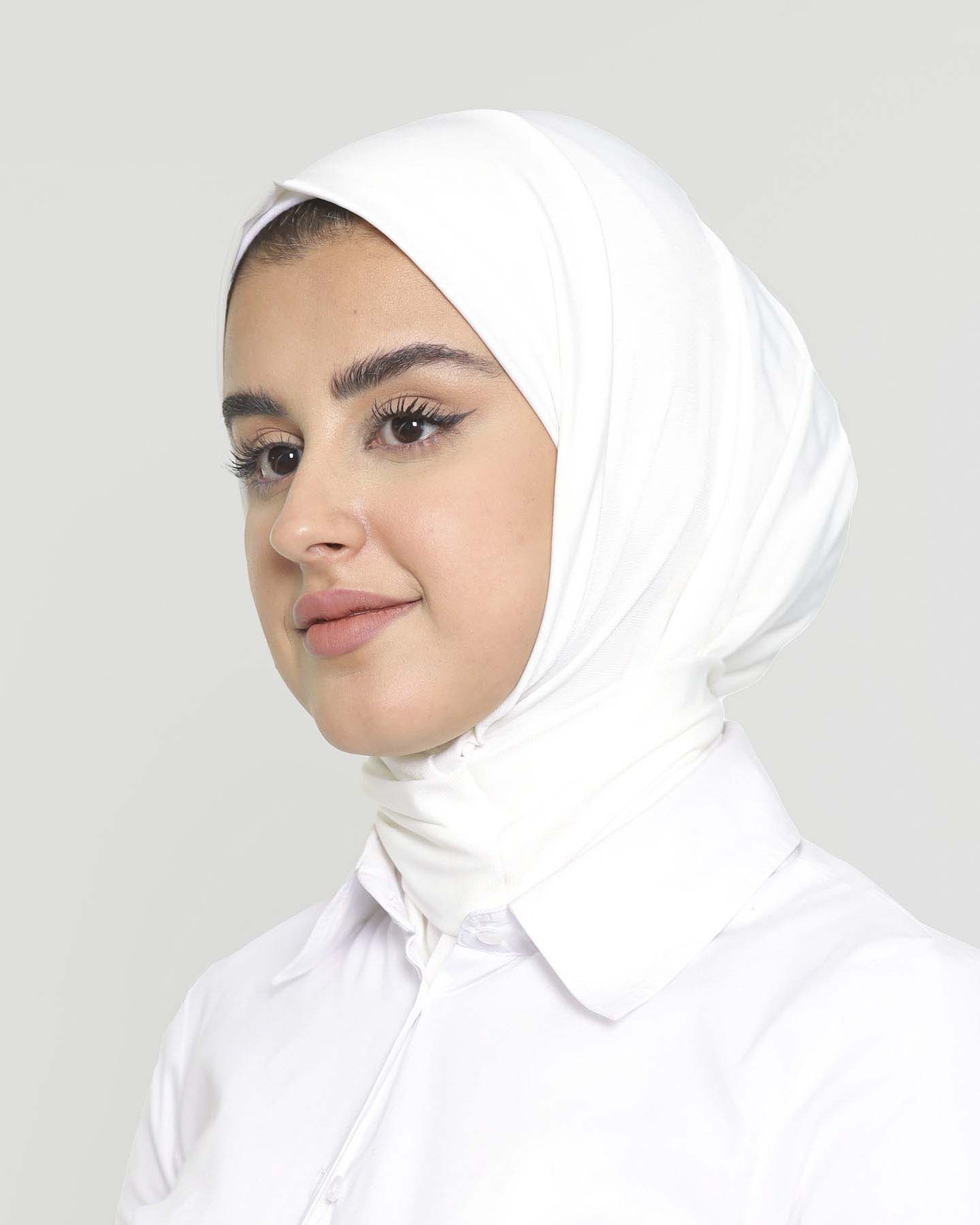 Al Amira Instant Hijab - Whtie