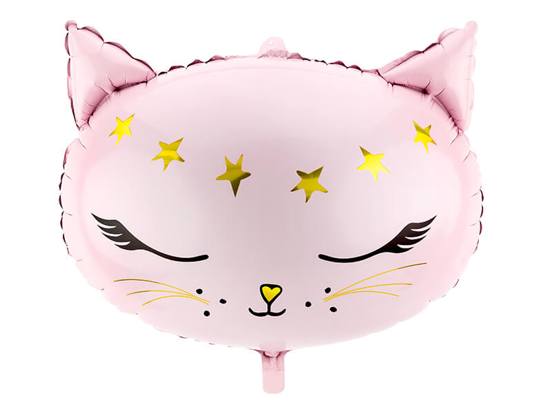 Folieballong Katt Rosa - 2