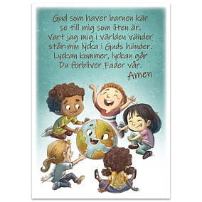 Vykort - Gud som haver barnen kär