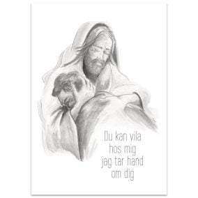 Vykort - Du kan vila hos mig