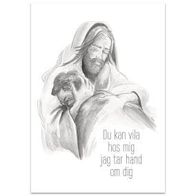 Vykort - Du kan vila hos mig