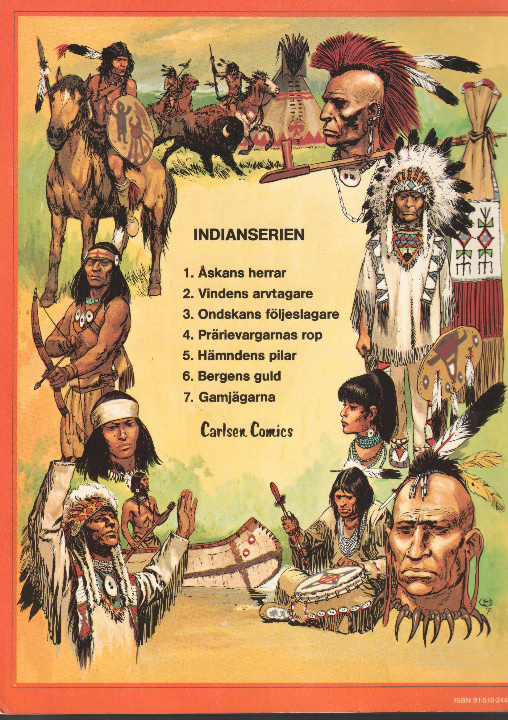 Indianserien 7, Gamjägarna, begagnad - 2