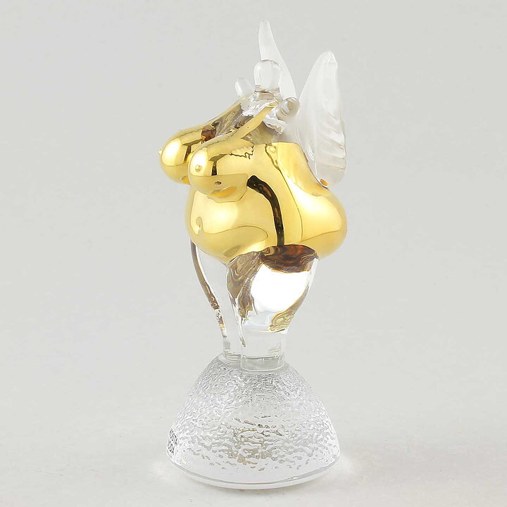 Kjell Engman (2021) Golden Angel with Swelling Forms 13 cm