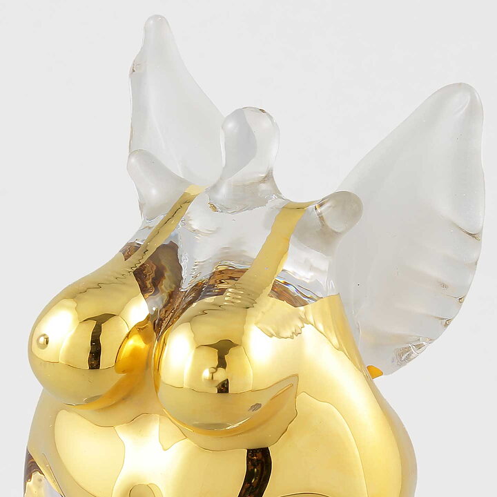 Kjell Engman (2021) Golden Angel with Swelling Forms 13 cm
