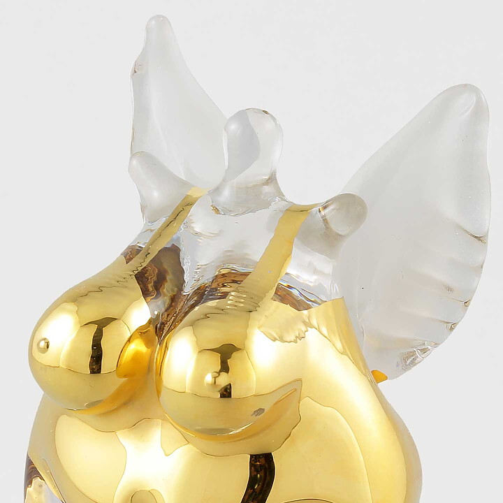 シェル・エングマン  膨らみのある金の天使　13cm   2021年 