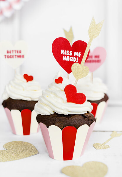 Cupcake wrappers Sweet Love 6- pack - 3