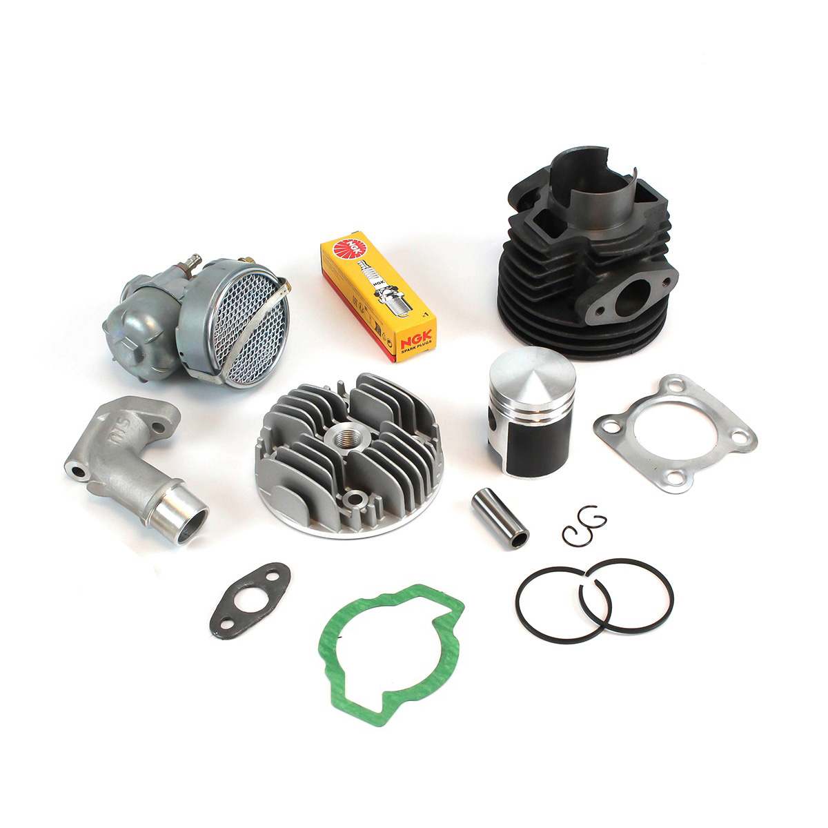 Tuning kit VZ50/DS50/MV50 60cc, 12mm piston bolt - Bing 17mm carburetor - 2