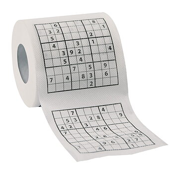 Do not disturb, sudoku-toiletpapirrulle