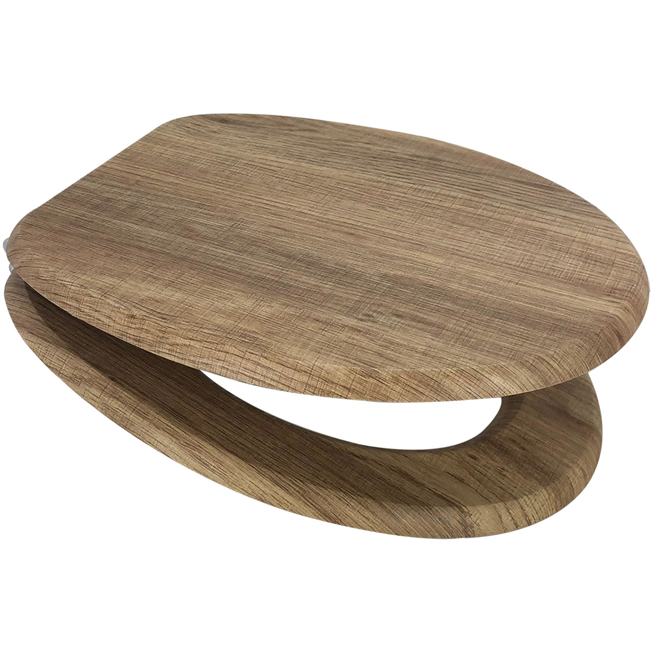 MDF Wood Design Seat - Rustic Oak