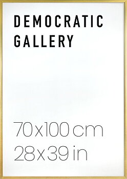 GOLD WOOD FRAME 70X100CM / 28X39IN