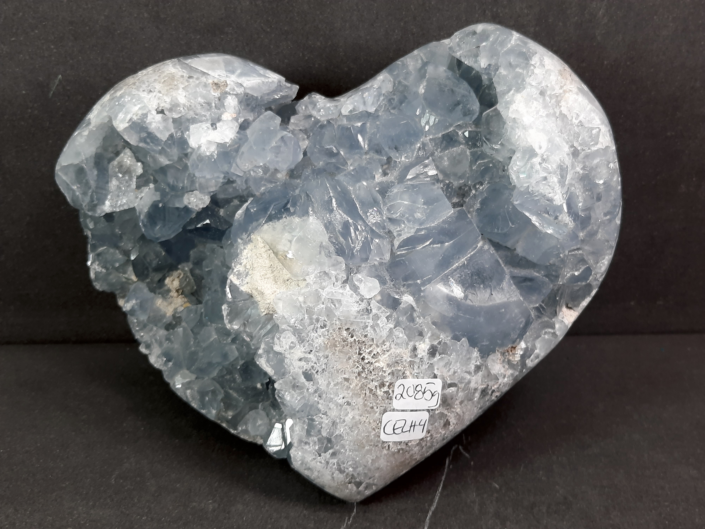 Celestin Kluster Hjärta - 2085gram - 2