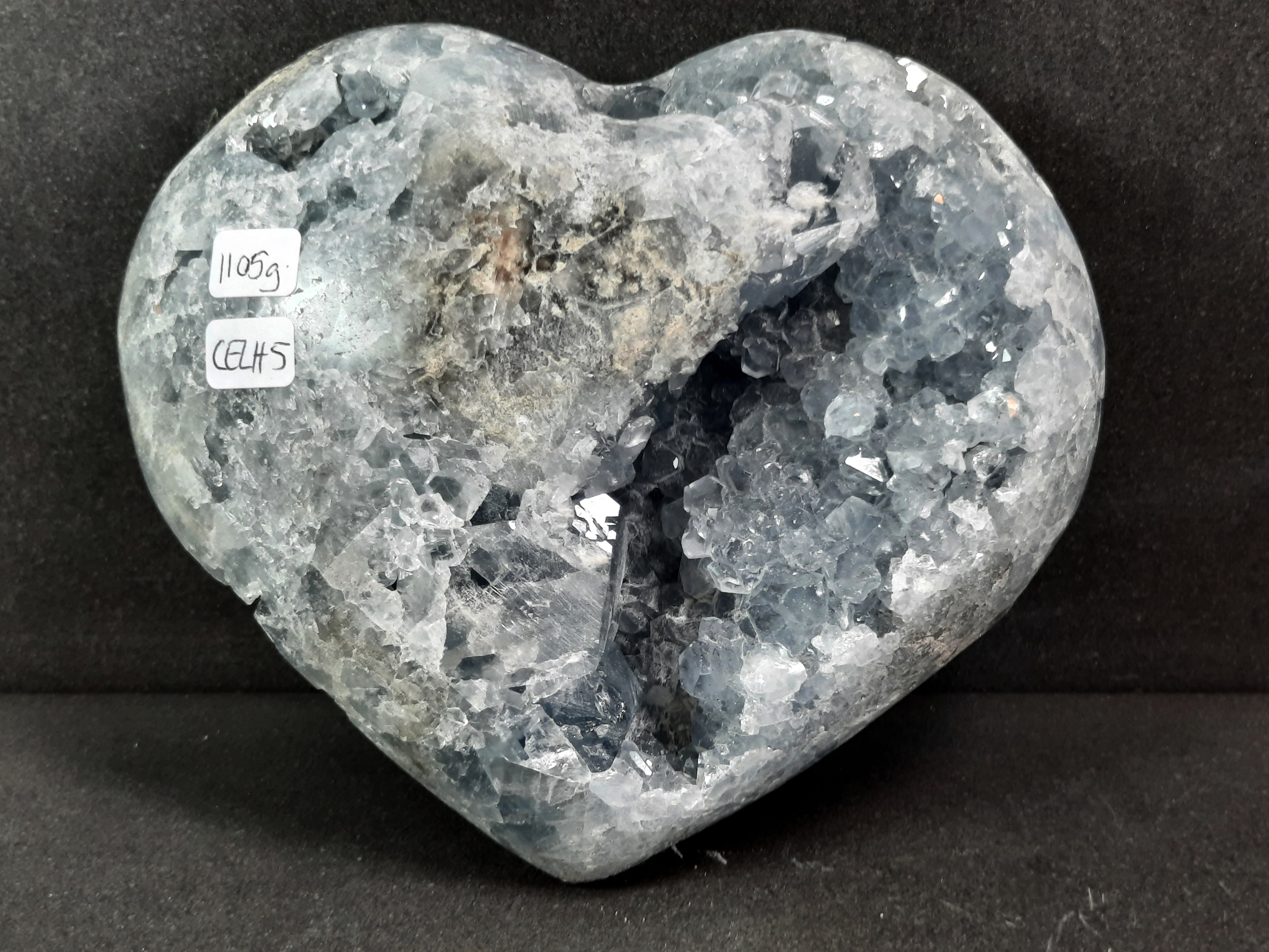 Celestin Kluster Hjärta - 1105gram