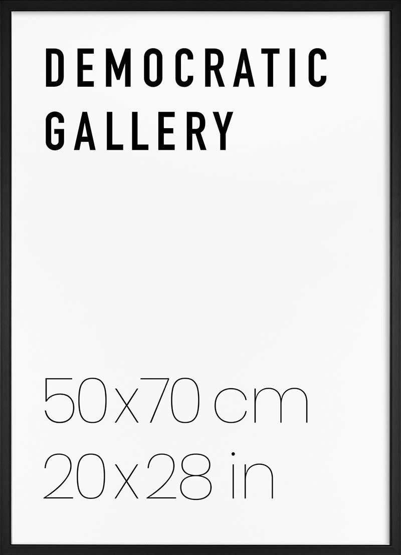 BLACK WOOD FRAME 50X70CM / 20X28IN