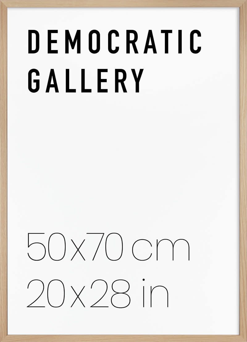OAK WOOD FRAME 50X70CM / 20X28IN