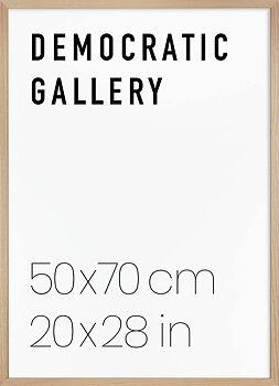 OAK WOOD FRAME 50X70CM / 20X28IN