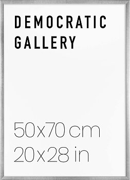 SILVER WOOD FRAME 50X70CM / 20X28IN