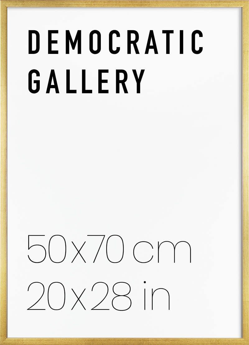 GOLD WOOD FRAME 50X70CM / 20X28IN