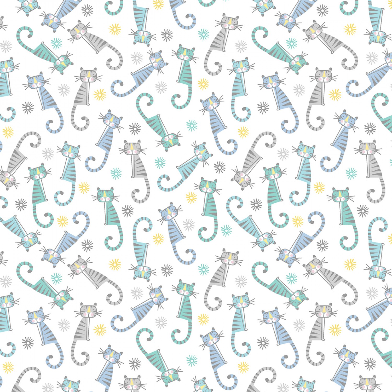 Adorable Alphabet  - Teal Tigers