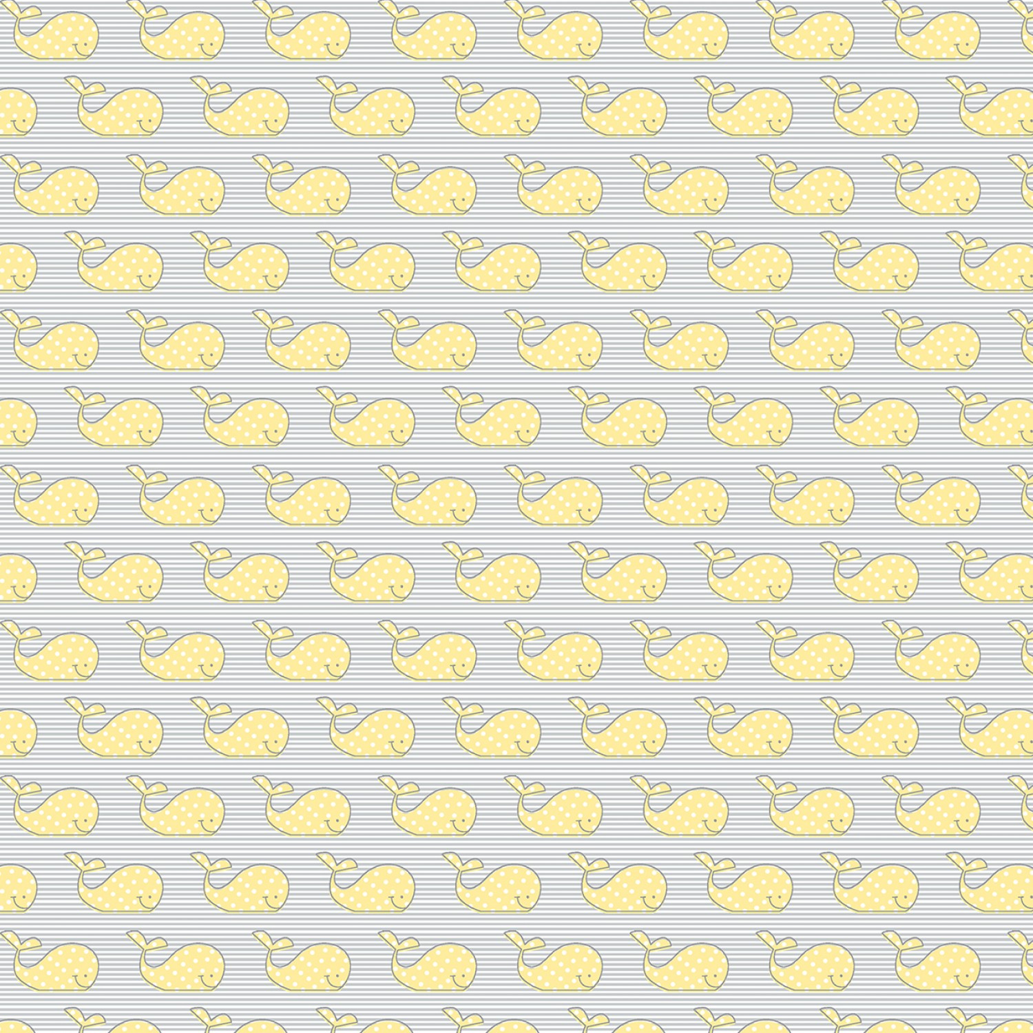 Adorable Alphabet  - Yellow Whales