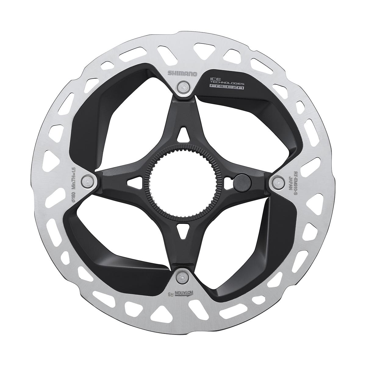 SHIMANO Bromsskiva 160mm E RT-EM910 Ice-Tech Freeza