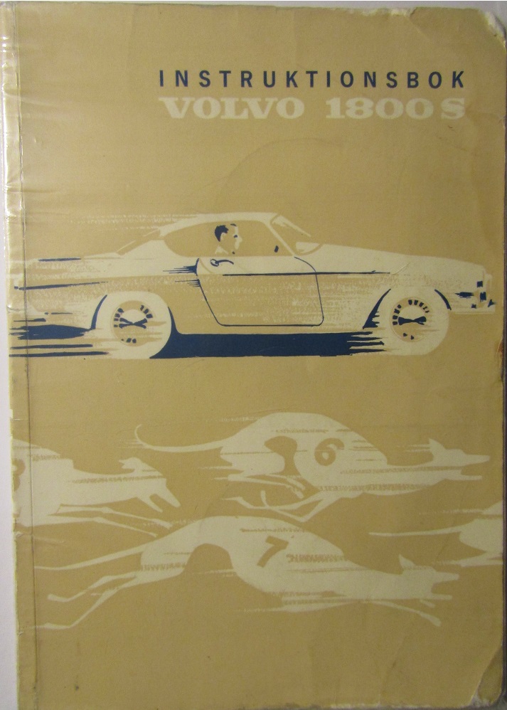 1968 Volvo 1800 S Instruktionsbok 1.68