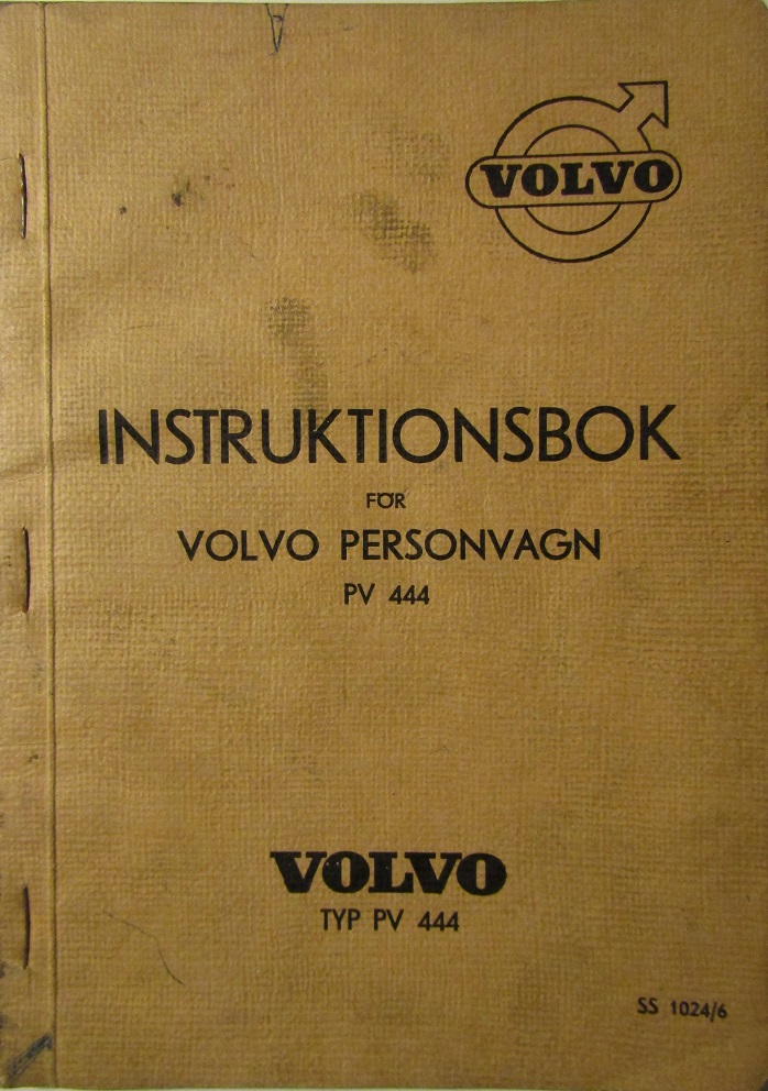 1949 Volvo PV 444 Instruktionsbok 2-49
