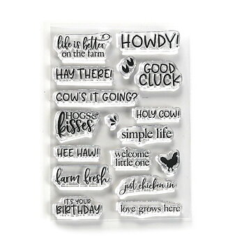 Elizabeth  - Life is Better on the Farm - Clear Stamp