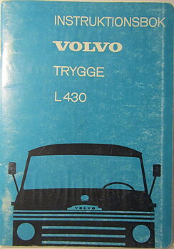 1964 Volvo Trygge L 430 Instruktionsbok 11,63